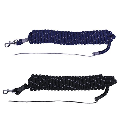 NETPROSHOP Bodenarbeitsseil 6,8 Meter mit Karabiner in Zwei Stärken 100% Baumwolle, Farbe:Dunkelblau NETPROSHOP Bodenarbeitsseil 6,8 Meter mit Karabiner in Zwei Stärken 100% Baumwolle, Farbe:Dunkelblau von NETPROSHOP