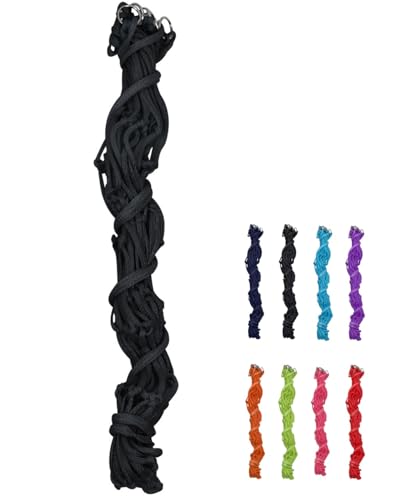 NETPROSHOP Bunte Heunetze für ca. 2-3 kg Heu Länge ca. 100 cm aus Nylon, Farbe:Schwarz NETPROSHOP Bunte Heunetze für ca. 2-3 kg Heu Länge ca. 100 cm aus Nylon, Farbe:Schwarz von NETPROSHOP