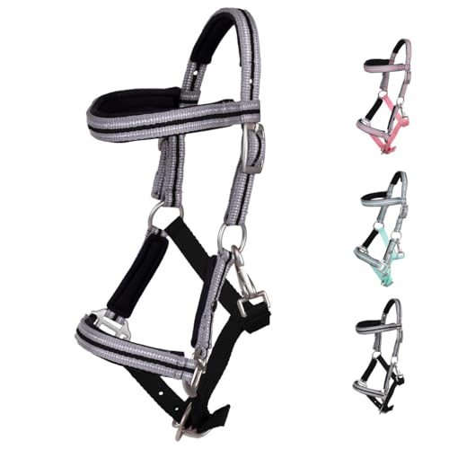 NETPROSHOP Fohlenhalfter Flore mit Stirnband weich gepolstert und verstellbar Falabella Shetty Pony Full, Groesse:Fohlen Falabella, Farbe:Schwarz NETPROSHOP Fohlenhalfter Flore mit Stirnband weich gepolstert und verstellbar Falabella Shetty Pony Full, Groesse:Fohlen Falabella, Farbe:Schwarz von NETPROSHOP