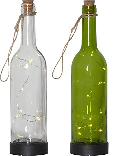 NETPROSHOP Gartenbeleuchtung LED Solar Glas Flasche zum Hängen oder Stellen Outdoor, Farbe:Gruen NETPROSHOP Gartenbeleuchtung LED Solar Glas Flasche zum Hängen oder Stellen Outdoor, Farbe:Gruen von NETPROSHOP
