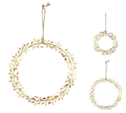 NETPROSHOP Goldener Türkranz mit Blättern Fensterkranz z. Hängen DM ca. 20-30 cm Dekokranz, Auswahl:D 30 cm NETPROSHOP Goldener Türkranz mit Blättern Fensterkranz z. Hängen DM ca. 20-30 cm Dekokranz, Auswahl:D 30 cm von NETPROSHOP