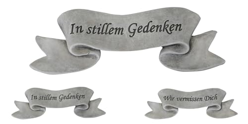 NETPROSHOP Grabschmuck Schleife Wir vermissen Dich oder In stillem Gedenken ca. 17 x 5 cm, Auswahl:In stillem Gedenken NETPROSHOP Grabschmuck Schleife Wir vermissen Dich oder In stillem Gedenken ca. 17 x 5 cm, Auswahl:In stillem Gedenken von NETPROSHOP