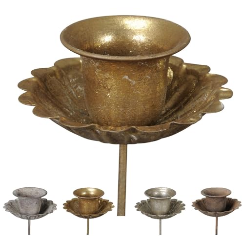 NETPROSHOP Kerzenhalter 8,5cm Durchmesser Krönchen zum Stecken für Stabkerzen/Tafelkerzen, Farbe:Gold Antik, Auswahl:8.5 cm NETPROSHOP Kerzenhalter 8,5cm Durchmesser Krönchen zum Stecken für Stabkerzen/Tafelkerzen, Farbe:Gold Antik, Auswahl:8.5 cm von NETPROSHOP