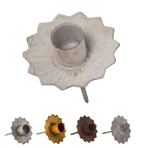 NETPROSHOP Kerzenhalter Durchmesser 7cm Krone zum Stecken für Stabkerzen/Tafelkerzen, Farbe:Weiss Antik, Auswahl:7 cm NETPROSHOP Kerzenhalter Durchmesser 7cm Krone zum Stecken für Stabkerzen/Tafelkerzen, Farbe:Weiss Antik, Auswahl:7 cm von NETPROSHOP