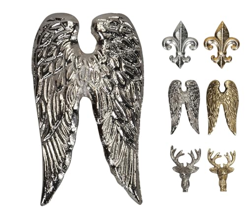 NETPROSHOP Kerzenpin 1 Stück Flügel oder Hirsch oder Lilie zum Anstecken an Kerzen Advent ca.4x6 cm, Farbe:Silber, Auswahl:Engelsflügel NETPROSHOP Kerzenpin 1 Stück Flügel oder Hirsch oder Lilie zum Anstecken an Kerzen Advent ca.4x6 cm, Farbe:Silber, Auswahl:Engelsflügel von NETPROSHOP