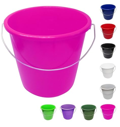 NETPROSHOP Kleiner Eimer mit 5 Liter Skala oder Deckel Lebensmittelecht, Farbe:Pink NETPROSHOP Kleiner Eimer mit 5 Liter Skala oder Deckel Lebensmittelecht, Farbe:Pink von NETPROSHOP