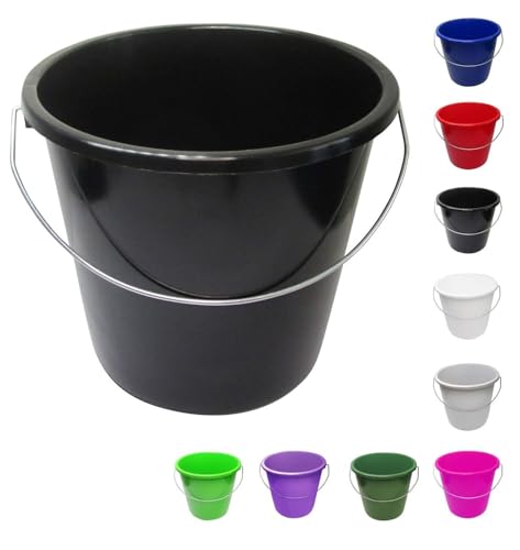 NETPROSHOP Kleiner Eimer mit 5 Liter Skala oder Deckel Lebensmittelecht, Farbe:Schwarz NETPROSHOP Kleiner Eimer mit 5 Liter Skala oder Deckel Lebensmittelecht, Farbe:Schwarz von NETPROSHOP