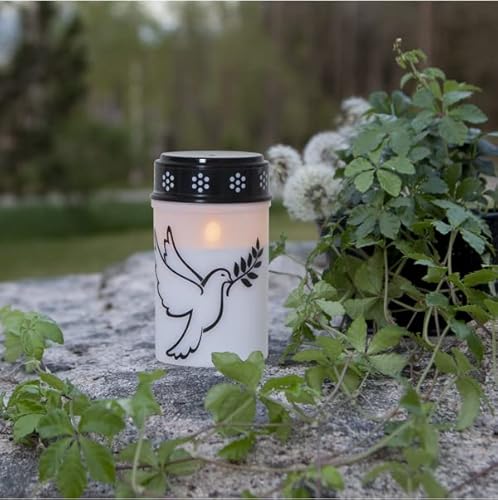 NETPROSHOP LED Batterie Grablicht Flackernd mit Timer Weiß oder Rot Outdoor, Auswahl:12.5 cm NETPROSHOP LED Batterie Grablicht Flackernd mit Timer Weiß oder Rot Outdoor, Auswahl:12.5 cm von NETPROSHOP