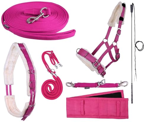NETPROSHOP Longieren Zubehör Farbe Pink Wählen Sie: Zaum, Longe, Pad oder Gurt usw., Auswahl:Longierhilfe, Groesse:Pony von NETPROSHOP