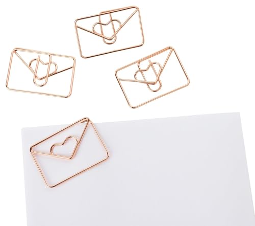 NETPROSHOP Love Letter Büroklammern kupferfarben Liebesbrief 15 Stück im Set Motiv: Briefumschlag mit Herz NETPROSHOP Love Letter Büroklammern kupferfarben Liebesbrief 15 Stück im Set Motiv: Briefumschlag mit Herz von NETPROSHOP