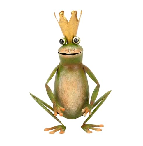 NETPROSHOP Metall Figur Froschkönig - Froschparade H: 15-23cm Verschiedene Designs, Auswahl:Froschkoenig NETPROSHOP Metall Figur Froschkönig - Froschparade H: 15-23cm Verschiedene Designs, Auswahl:Froschkoenig von NETPROSHOP