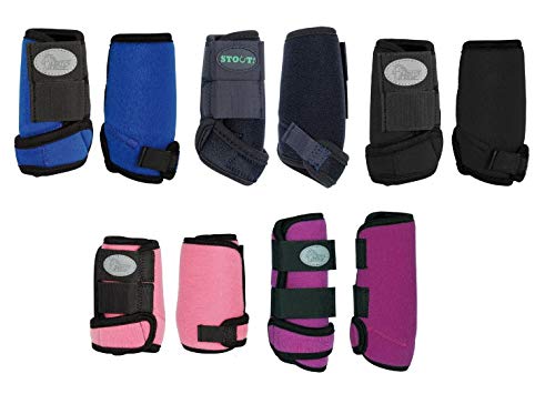 NETPROSHOP Neopren Gamaschen für die Kleinsten Mini Shetty und Shetty Auswahl, Groesse:Mini Shetty, Farbe:Schwarz von NETPROSHOP