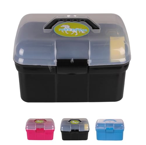 NETPROSHOP Putzbox mit verschiedenen Bürsten in passenden Farben ca.29x19x20cm Pferdepflege, Farbe:Schwarz NETPROSHOP Putzbox mit verschiedenen Bürsten in passenden Farben ca.29x19x20cm Pferdepflege, Farbe:Schwarz von NETPROSHOP