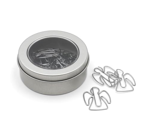 NETPROSHOP Schutzengel Büroklammern Silber 15 Stück in Einer Metalldose NETPROSHOP Schutzengel Büroklammern Silber 15 Stück in Einer Metalldose von NETPROSHOP