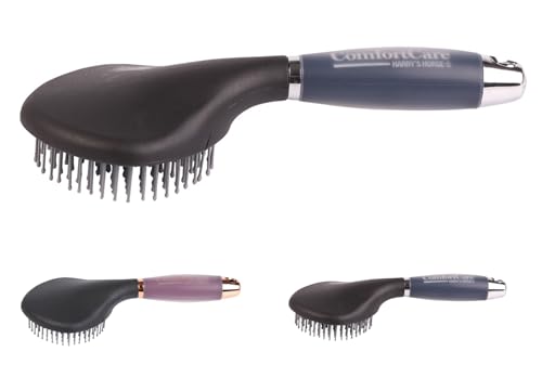 NETPROSHOP Schweif- und Mähnenbürste ComfortCare Pferdebürste mit feinem Gelgriff, Farbe:Navy von NETPROSHOP