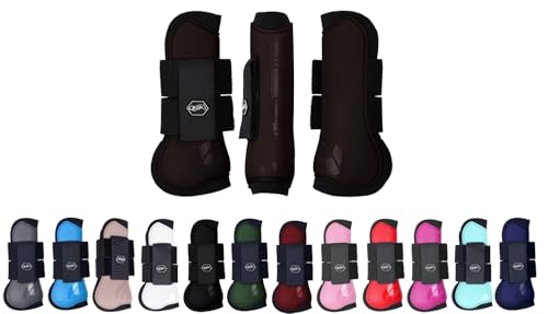 NETPROSHOP Shetty Pony Full Hartschalen Gamaschen Anatomisch Geformt mit Neoprenfutter, Groesse:Cob, Farbe:Braun NETPROSHOP Shetty Pony Full Hartschalen Gamaschen Anatomisch Geformt mit Neoprenfutter, Groesse:Cob, Farbe:Braun von NETPROSHOP