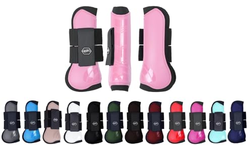 NETPROSHOP Shetty Pony Full Hartschalen Gamaschen Anatomisch Geformt mit Neoprenfutter, Groesse:Shetty, Farbe:Rosa NETPROSHOP Shetty Pony Full Hartschalen Gamaschen Anatomisch Geformt mit Neoprenfutter, Groesse:Shetty, Farbe:Rosa von NETPROSHOP