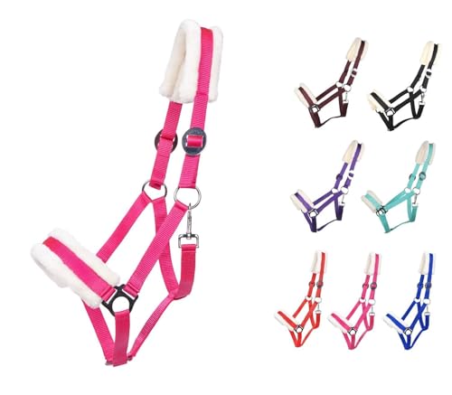NETPROSHOP Solides Pferdehalfter gepolstert und verstellbar Gr. Mini Shetty bis Full u Kaltblut, Groesse:Cob, Farbe:Pink NETPROSHOP Solides Pferdehalfter gepolstert und verstellbar Gr. Mini Shetty bis Full u Kaltblut, Groesse:Cob, Farbe:Pink von NETPROSHOP