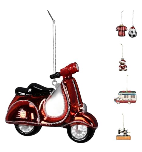 NETPROSHOP Weihnachtsbaumanhänger Weihnachtsdeko Weihnachtsschmuck 1 Stück Höhe 8-10 cm, Farbe:Roller von NETPROSHOP