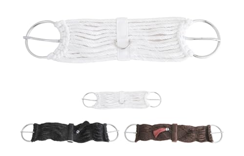 NETPROSHOP Western Sattelgurt Schnurengurt aus Baumwolle für Pony, Shetty, Mini Shetty, ca. 30 cm oder 38 cm lang, Groesse:S, Farbe:Weiss NETPROSHOP Western Sattelgurt Schnurengurt aus Baumwolle für Pony, Shetty, Mini Shetty, ca. 30 cm oder 38 cm lang, Groesse:S, Farbe:Weiss von NETPROSHOP