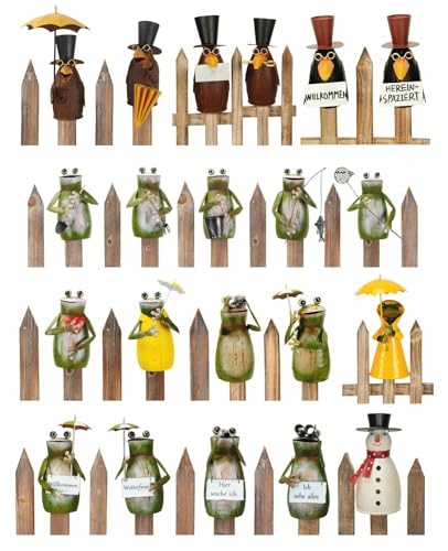 NETPROSHOP Zaunhocker Zaunfigur Rabe oder Frosch aus Metall, H: 15-25cm, Auswahl:Rabe Willkommen NETPROSHOP Zaunhocker Zaunfigur Rabe oder Frosch aus Metall, H: 15-25cm, Auswahl:Rabe Willkommen von NETPROSHOP