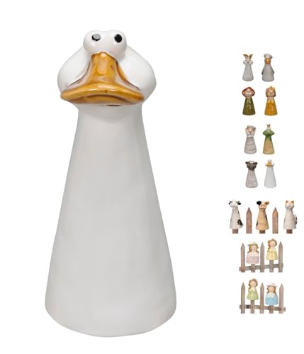 NETPROSHOP Zaunhocker Zaunfigur Viele Tiere und Figuren Steinzeug Höhe ca. 16-18 cm, Auswahl:Gans NETPROSHOP Zaunhocker Zaunfigur Viele Tiere und Figuren Steinzeug Höhe ca. 16-18 cm, Auswahl:Gans von NETPROSHOP