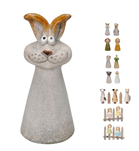 NETPROSHOP Zaunhocker Zaunfigur Viele Tiere und Figuren Steinzeug Höhe ca. 16-18 cm, Auswahl:Hase NETPROSHOP Zaunhocker Zaunfigur Viele Tiere und Figuren Steinzeug Höhe ca. 16-18 cm, Auswahl:Hase von NETPROSHOP
