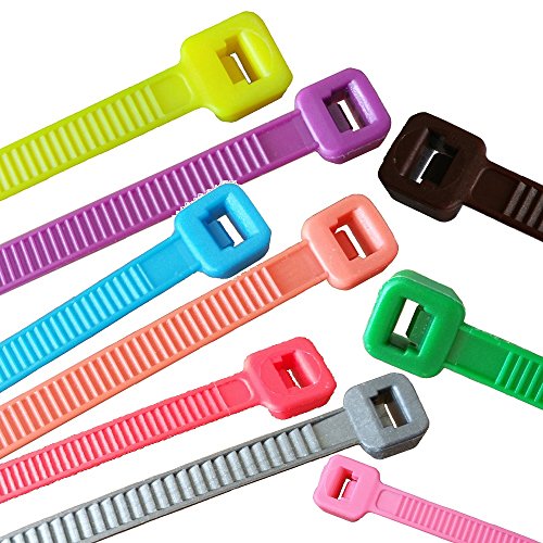 netproshop 100 Stück Kabelbinder in verschiedene Längen und Farben, Farbe:Orange, Größe:200 x 4.8 mm netproshop 100 Stück Kabelbinder in verschiedene Längen und Farben, Farbe:Orange, Größe:200 x 4.8 mm von NETPROSHOP