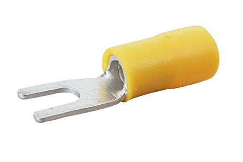 netproshop 10x Gabel Kabelschuhe 4-6mm² M3 gelb von NETPROSHOP