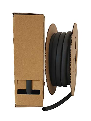 netproshop 15 Meter Schrumpfschlauch 3,2mm (2:1) Polyolefin 125°C Schwarz in Minibox von NETPROSHOP
