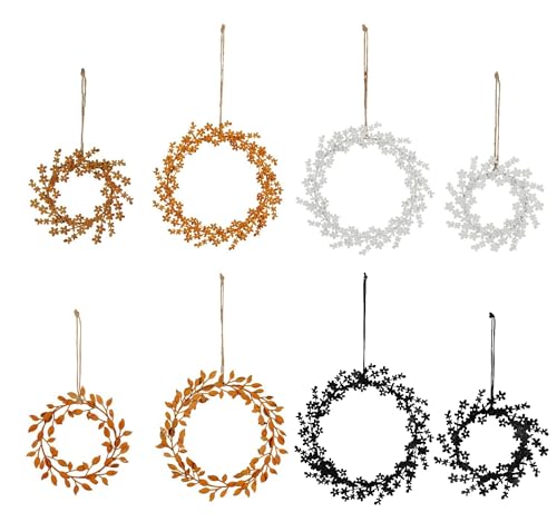 netproshop Blütenkranz Türkranz mit Blümchen oder Blättern Durchmesser ca. 15-22cm, Farbe:Blaetter rost, Auswahl:D 19 cm netproshop Blütenkranz Türkranz mit Blümchen oder Blättern Durchmesser ca. 15-22cm, Farbe:Blaetter rost, Auswahl:D 19 cm von NETPROSHOP
