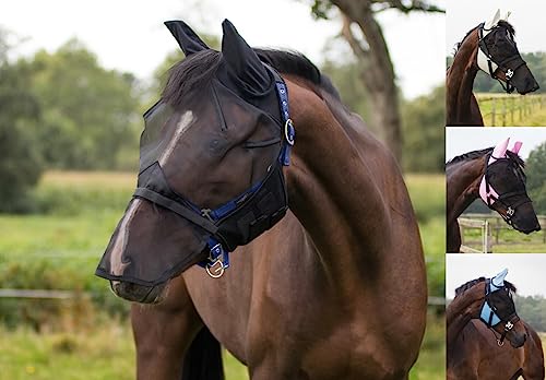 netproshop Fliegenmaske mit Abnehmbarem Nüsternschutz Fliegenhaube Größe Mini-XFull, Groesse:Shetty, Farbe:Schwarz/Schwarz netproshop Fliegenmaske mit Abnehmbarem Nüsternschutz Fliegenhaube Größe Mini-XFull, Groesse:Shetty, Farbe:Schwarz/Schwarz von NETPROSHOP
