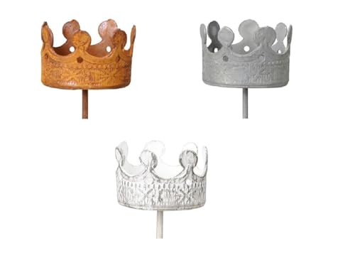 netproshop Kerzenhalter Krone Teelichthalter zum Stecken Durchmesser 5 cm, Farbe:Eisen Antik, Auswahl:5 cm netproshop Kerzenhalter Krone Teelichthalter zum Stecken Durchmesser 5 cm, Farbe:Eisen Antik, Auswahl:5 cm von NETPROSHOP