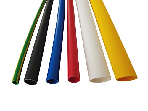 netproshop Schrumpfschlauch 1,6mm (2:1) Halogenfrei und Extrem Flammwidrig (1,2 Meter), Farbe:Weiss von NETPROSHOP