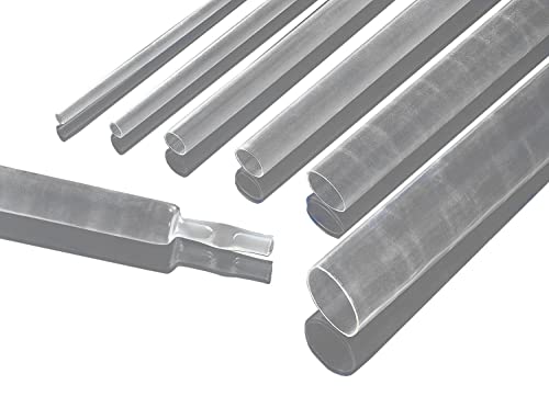 netproshop Schrumpfschlauch 4:1 mit Kleber Transparent Wassserdicht von 4mm bis 52mm DM, Menge:0.6 Meter, Durchmesser:8.0 mm netproshop Schrumpfschlauch 4:1 mit Kleber Transparent Wassserdicht von 4mm bis 52mm DM, Menge:0.6 Meter, Durchmesser:8.0 mm von NETPROSHOP