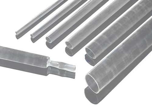 netproshop Schrumpfschlauch 4:1 mit Kleber Transparent Wassserdicht von 4mm bis 52mm DM, Menge:1.2 Meter, Durchmesser:32.0 mm netproshop Schrumpfschlauch 4:1 mit Kleber Transparent Wassserdicht von 4mm bis 52mm DM, Menge:1.2 Meter, Durchmesser:32.0 mm von NETPROSHOP