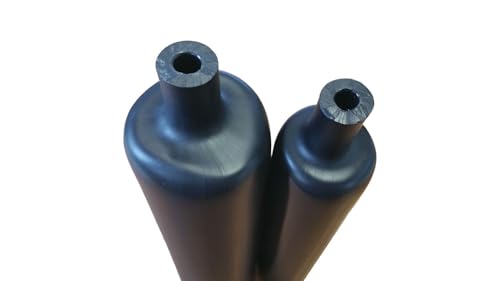 netproshop Schrumpfschlauch 6:1 Dickwandig mit Kleber Schwarz, Größe:50.8/8.3 mm, Menge:0.5 Meter von NETPROSHOP