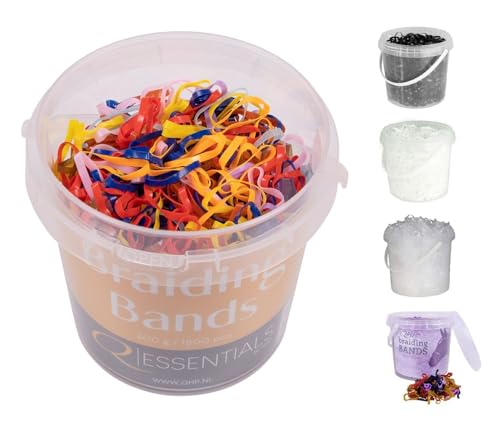 netproshop Silikon Mähnengummis Gummis ca 1800 Stück im Eimer Reißfest versch. Farben, Farbe:Bunt Mix netproshop Silikon Mähnengummis Gummis ca 1800 Stück im Eimer Reißfest versch. Farben, Farbe:Bunt Mix von NETPROSHOP