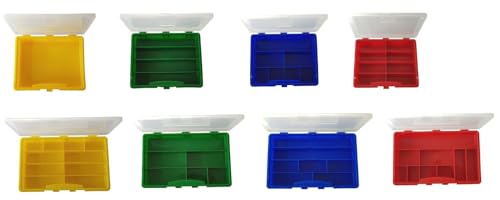 netproshop Sortimentskasten mit unterschiedlicher Fachanzahl, Farbe:8 Fächer - rot, Groesse:180x150x36 mm netproshop Sortimentskasten mit unterschiedlicher Fachanzahl, Farbe:8 Fächer - rot, Groesse:180x150x36 mm von NETPROSHOP