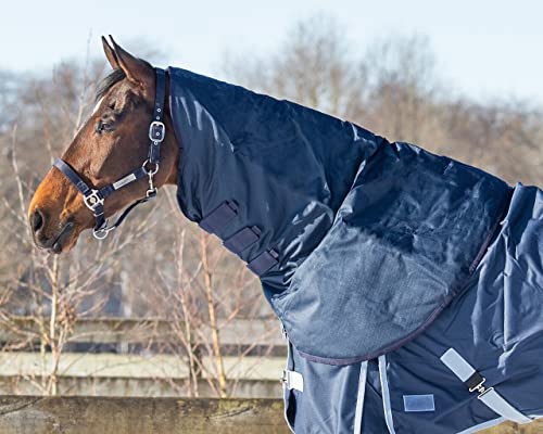 netproshop Turnout Halsteils Kombinierbar mit Pferdedecken schwarz oder blau 90-185, Groesse:125-130, Farbe:Blau netproshop Turnout Halsteils Kombinierbar mit Pferdedecken schwarz oder blau 90-185, Groesse:125-130, Farbe:Blau von NETPROSHOP