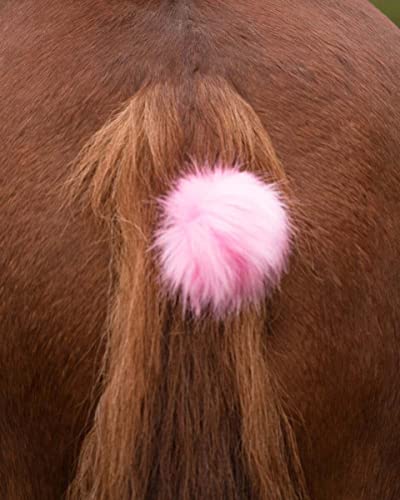 netproshop Zuckersüßer Hasenpuschel, Flauschiger Osterhasenschwanz, Rosa mit Clip von NETPROSHOP