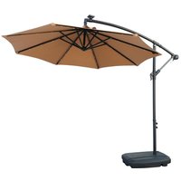 Integrierter Solar-LED-Sonnenschirm + Netspa-Basis für Spa - 250x250cm - 100% wasserdichtes Polyester 250g - 10,2 kg - Beige + Basis 60L Integrierter Solar-LED-Sonnenschirm + Netspa-Basis für Spa - 250x250cm - 100% wasserdichtes Polyester 250g - 10,2 kg - Beige + Basis 60L von NETSPA