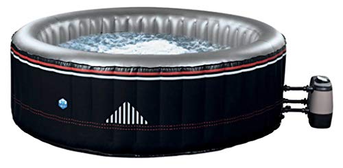 NETSPA SP-MTA165D Montana Aufblasbarer Spa – Farbe Schwarz – rund – 6-Sitzer von N NETSPA