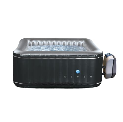 NetSpa – aufblasbarer Whirlpool Aspen SP-ASP130E – 4-Sitzer – 700 l – Maße: 168 x 70 cm – außen PVC laminiert Kunstleder – Massagedüsen 360 ° – Blower 650 W – Liner innen Perle NetSpa – aufblasbarer Whirlpool Aspen SP-ASP130E – 4-Sitzer – 700 l – Maße: 168 x 70 cm – außen PVC laminiert Kunstleder – Massagedüsen 360 ° – Blower 650 W – Liner innen Perle von NETSPA