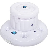 Aufblasbare schwimmende Netspa Bar - 64 cm Durchmesser - 5 Getränkehalter von NETSPA