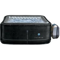 Pack Spa gonflable Netspa carré Caiman 4 Places 168x168x70cm Similicuir 3 fonctions Chauffage, Filtration, Massage Vol 700L von NETSPA