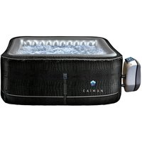 Pack Spa gonflable Netspa carré Caiman 4 Places 168x168x70cm Similicuir 3 fonctions Chauffage, Filtration, Massage Vol 700L von NETSPA