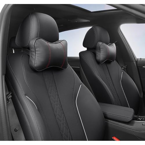 NETTAY 2pcs Auto Kopfstuetze Für Mercedes Benz GLC SUV 2015-2024 Kissen Komfortabel Atmungsaktiv Autositz Nackenkissen Fahren Mit Verstellbarem Riemen,B/Black NETTAY 2pcs Auto Kopfstuetze Für Mercedes Benz GLC SUV 2015-2024 Kissen Komfortabel Atmungsaktiv Autositz Nackenkissen Fahren Mit Verstellbarem Riemen,B/Black von NETTAY