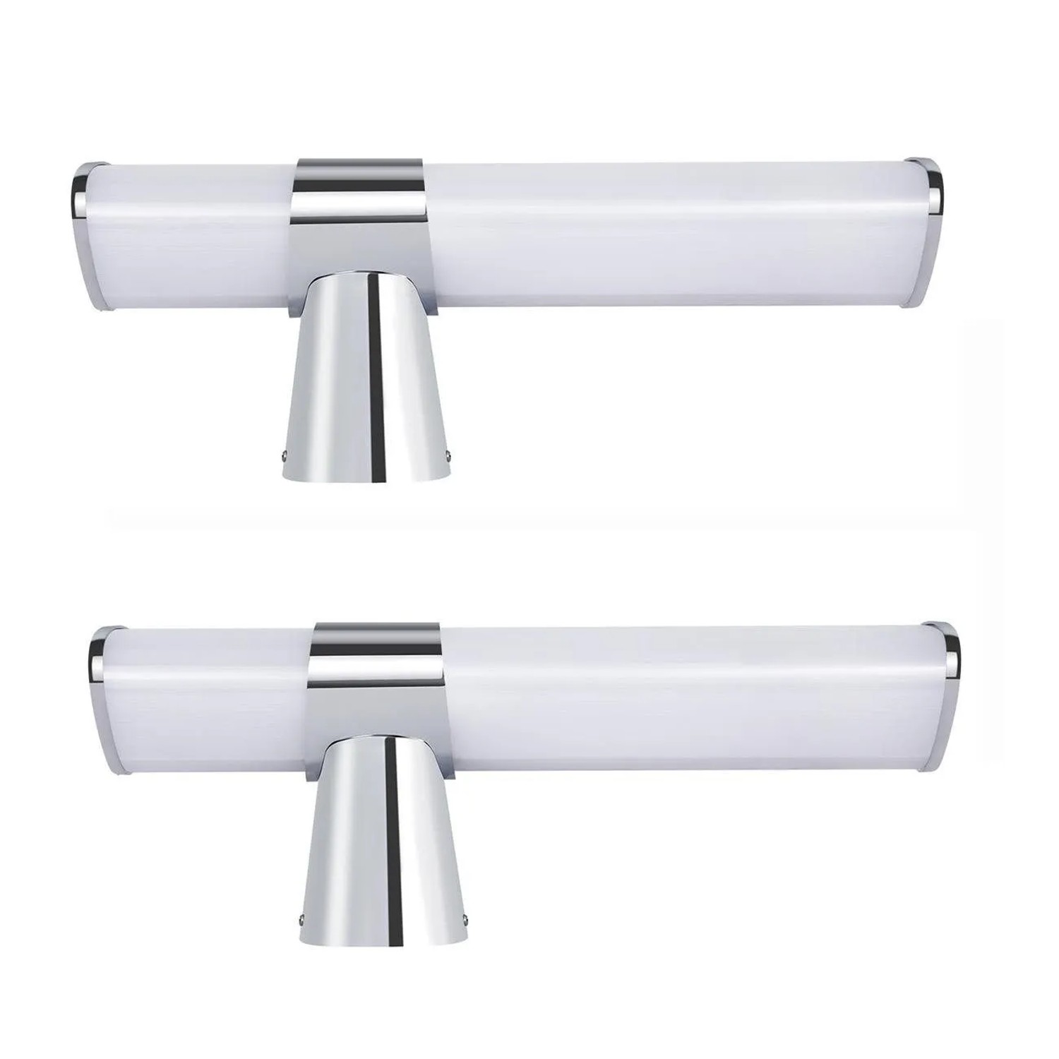 NETTLIFE 2er Set Wandleuchte aus Kunststoff Silber NETTLIFE 2er Set Wandleuchte aus Kunststoff Silber von NETTLIFE