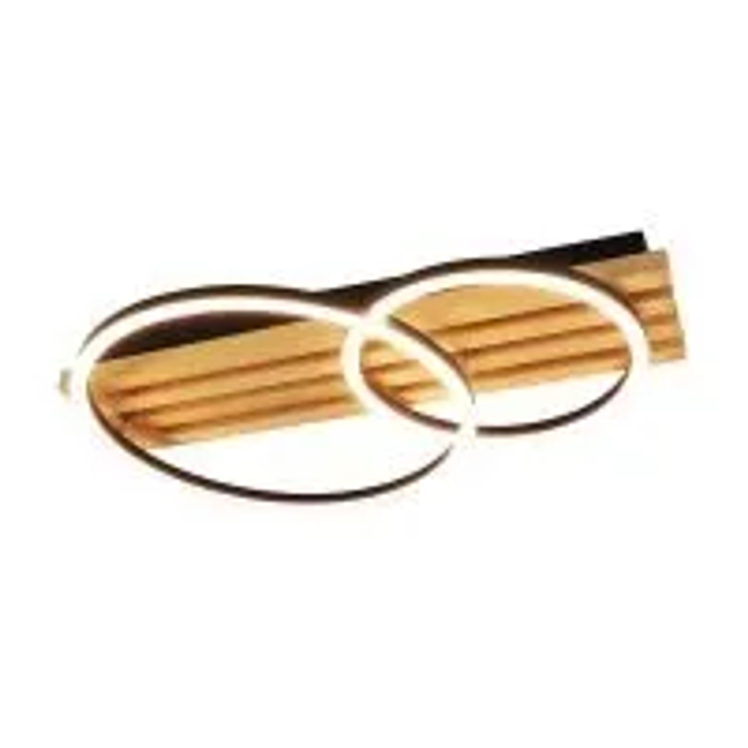 NETTLIFE LED Deckenleuchte aus Holz L55cm Silber NETTLIFE LED Deckenleuchte aus Holz L55cm Silber von NETTLIFE
